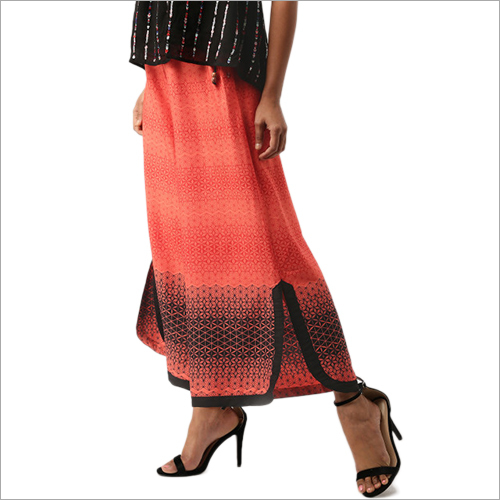 IMARA Fusion By Shraddha Kapoor Red Black Printed Palazzos