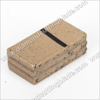 Sandwich Diamond Segment For Granite Block Cutting