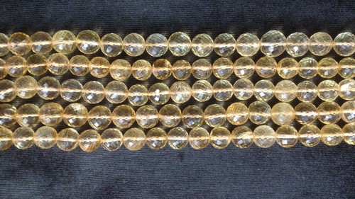 Round Faceted Beads
