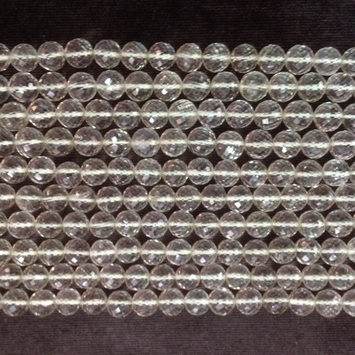 Round Faceted Beads