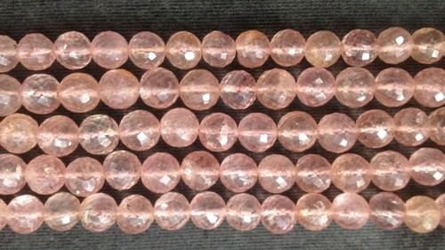Stone Strawberry Quartz Round Faceted