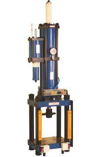 Hydro Pneumatic Press with Safety Curtain
