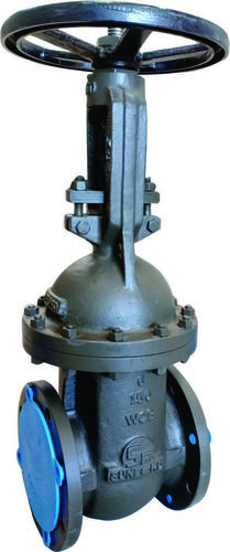 Gate Valves - Metal Construction, Grey and Blue Finish | Used for Liquid Transfer with Planar Sealing Surfaces for Straight-Line Flow Control
