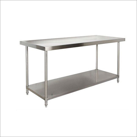 Ss Restaurant Hotel Commercial Catering Equipment Two Layer Ss Kitchen Work Table