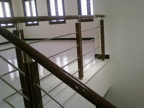 Wooden with Staircase SS Railings