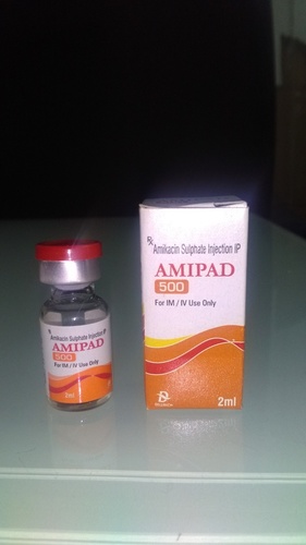 Amikacin Sulphate 500 Methyparaben 0.08 W/V Liquid