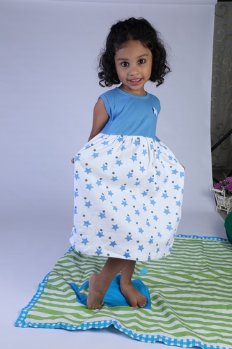 Kids Printed Frock Age Group: 2-7 Years