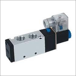 Silver And Black Pneumatic Single Solenoid Valve