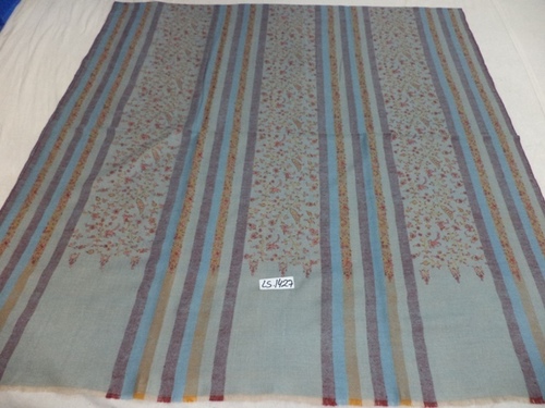 Mix Color Pure Pashmina Khati Rash All Over Needle Work Shawl