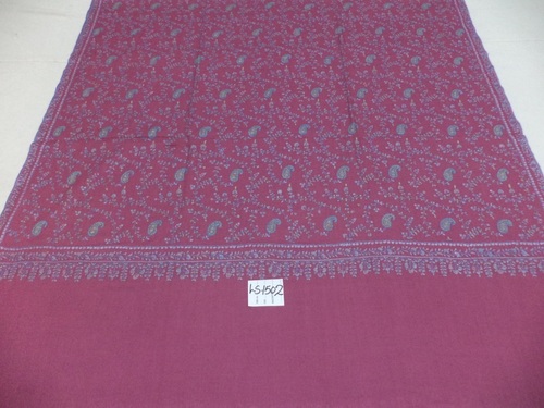 Pink Pure Pashmina All Over Needle Work