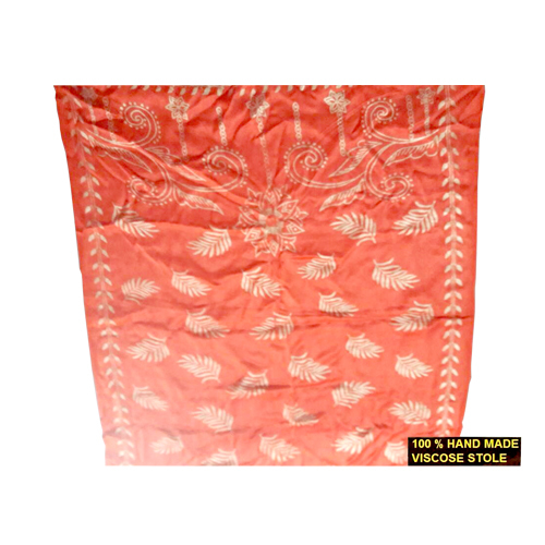 100 Percent Hand Made Viscose Stole