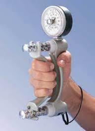 Jamar Hydraulic Hand Dynamometer - Mild Steel Construction Silver Finish | Ideal for Exercise Use
