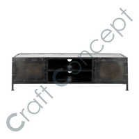 Black Metal Tv Stand No Assembly Required