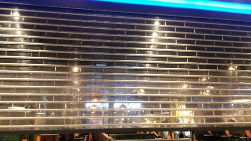 Polycarbonate Motorised Rolling Blinds