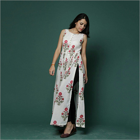 Ladies Floral Rayon Kurti