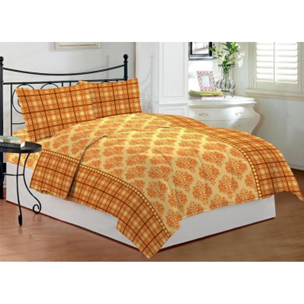 Bombay Dyeing Cotton Floral Double Bed Sheet