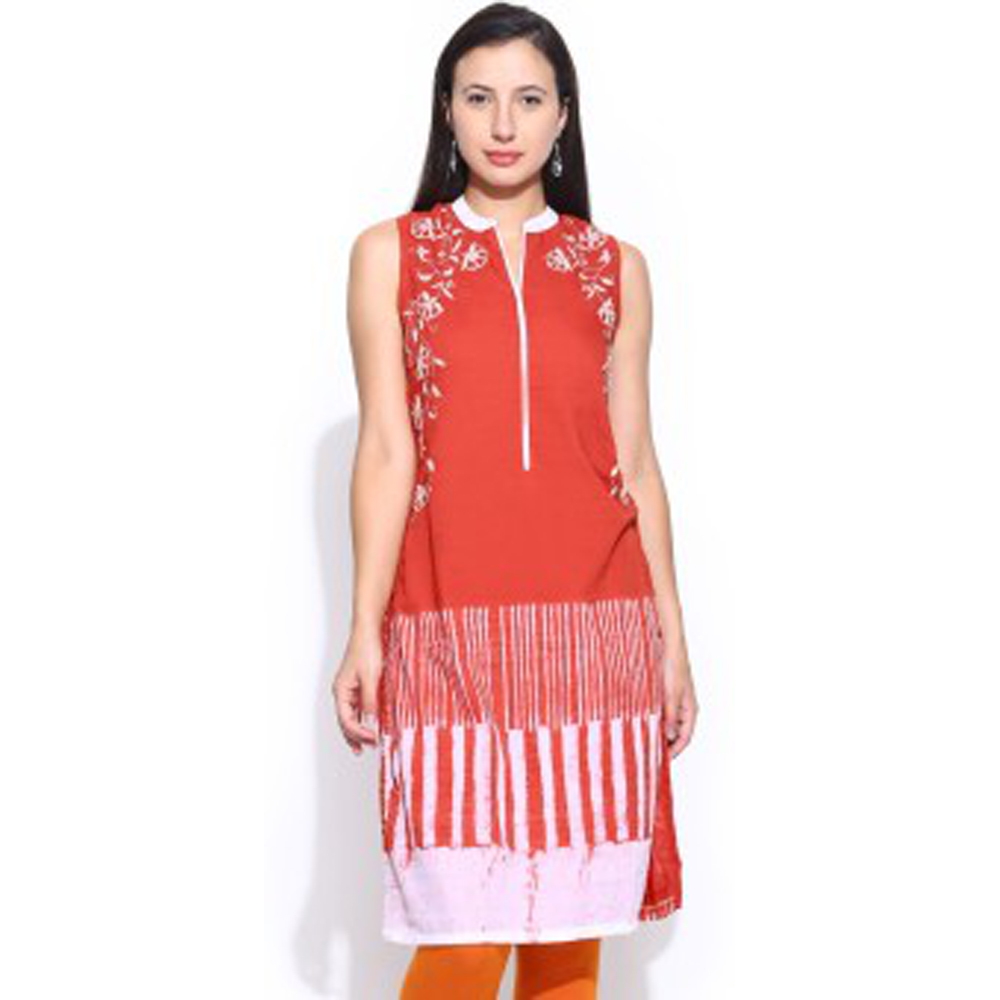 Biba Printed Women's Straight Kurta