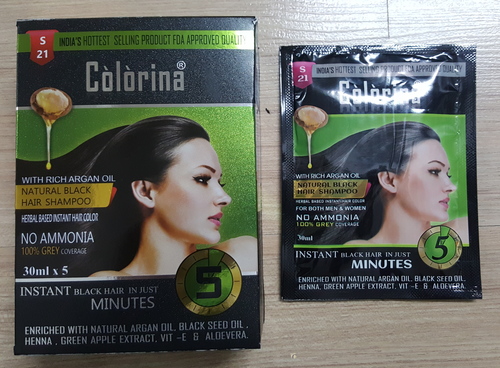 Colorina Black Hair Shampoo 30 Ml Direction: Cut Sachet at Best Price in  Bahadurgarh | Exim India Cosmetics Company