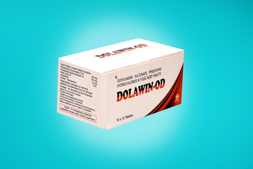 Doxylamine Succinate 20 Pyridoxine Hcl 20 Folic Acid 5 Tablets