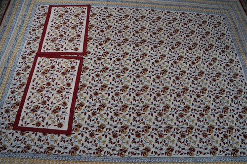 HAND-BLOCK DOUBLE BEDSHEET HAND-BLOCK DOUBLE BEDSHEET
