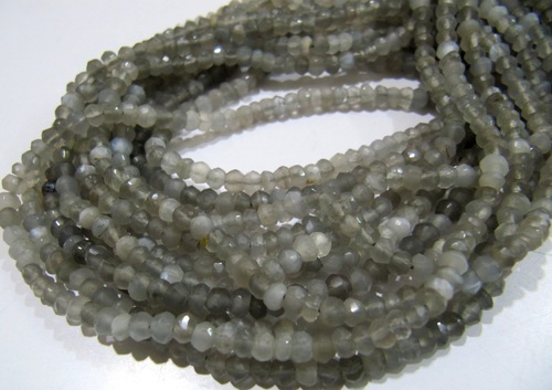 Genuine Labradorite Diamond Cut  Beads