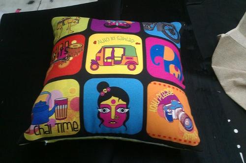 Polyester Customised Printed Cushion Cover