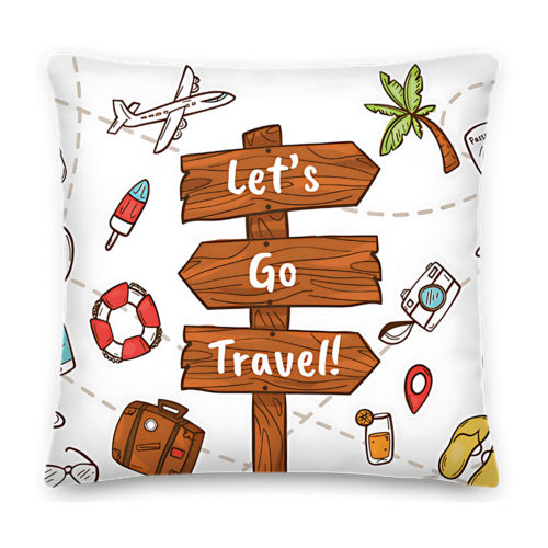 Customised Printed Cushion Cover - Material: Polyester