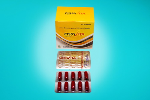 Cissus Quadrangularis - 750 mg Tablets | Promotes Joint Health, Pain Reduction, Sedative & Muscle Relaxation, Supports Weight Loss & Workout Recovery