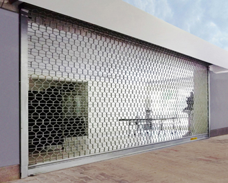 Industrial Sted Motorised Rolling Shutter