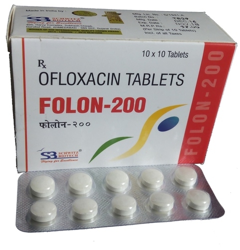 Folon-200 Tablet (Ofloxacin Tablets USP 200 mg)