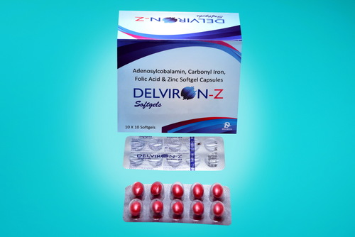 Adenosylcobalamin 100 mcg, Carbonyl Iron 100 mg, Folic Acid 1500 mcg, Adenosylcobalamin 100 mcg, Carbonyl Iron 100 mg, Folic Acid 1500 mcg,