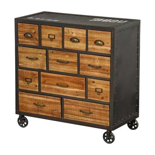 industrial style drawer chest