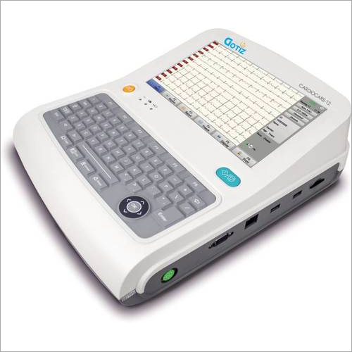 Digital Twelve Channel Ecg Machine Battery Life: 4 Hours