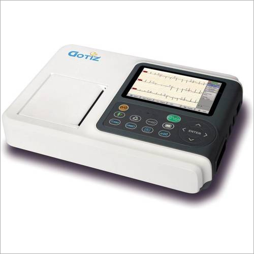 Digital Three Channel Ecg Machine Battery Life: 4 Hours