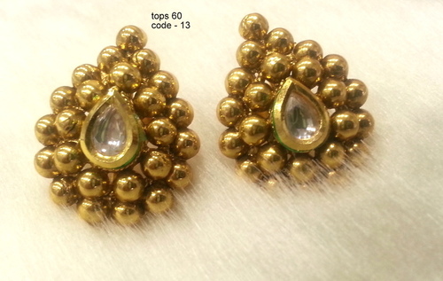 Copper Alloy Earring Tops