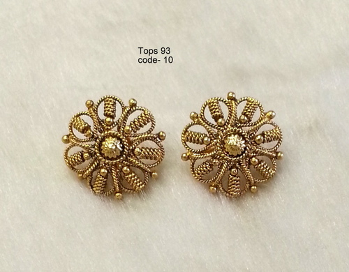 Copper Alloy Earring Tops