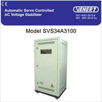 100kVA Automatic Servo Controlled Air Cooled Voltage Stabilizer