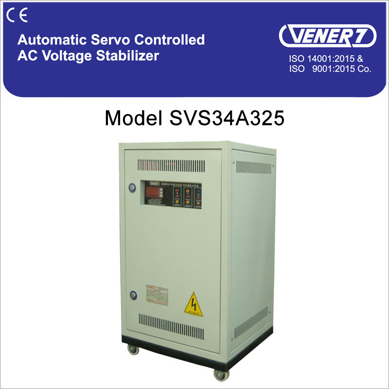 25kVA Automatic Servo Controlled Air Cooled Voltage Stabilizer