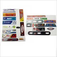 Name Palet Stickers - Color: Multicolour