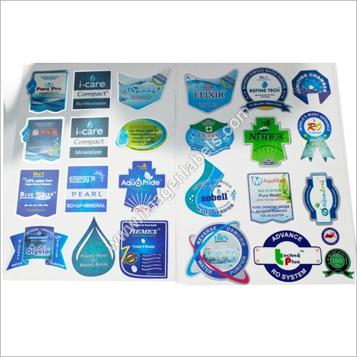 RO Water Purifier Logo Sticker By IMAGE N LABELS