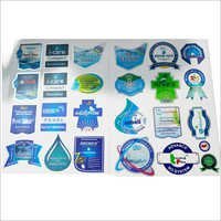 Ro Water Purifier Logo Sticker - Color: Multicolour