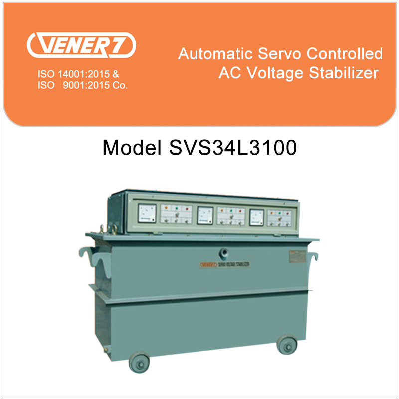 100kVA Automatic Servo Controlled Oil Cooled Voltage Stabilizer