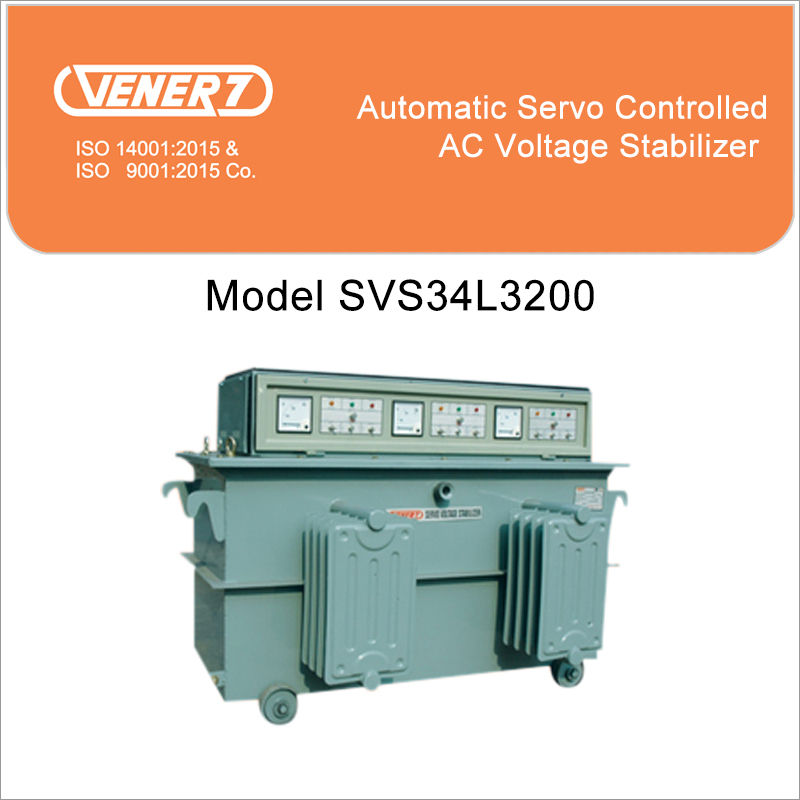 200kVA Automatic Servo Controlled Oil Cooled Voltage Stabilizer