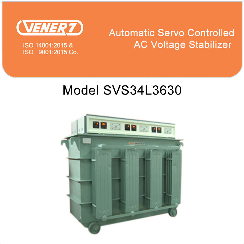 630Kva 3 Phase Automatic Servo Controlled Oil Cooled Voltage Stabilizer Ac