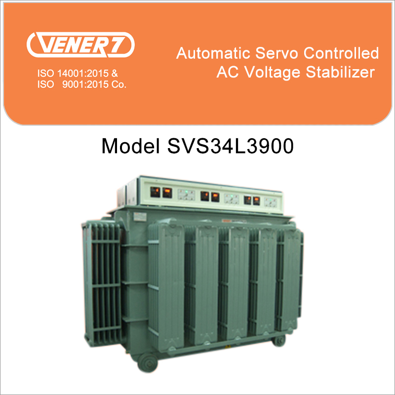 900kVA  Automatic Servo Controlled Oil Cooled Voltage Stabilizer
