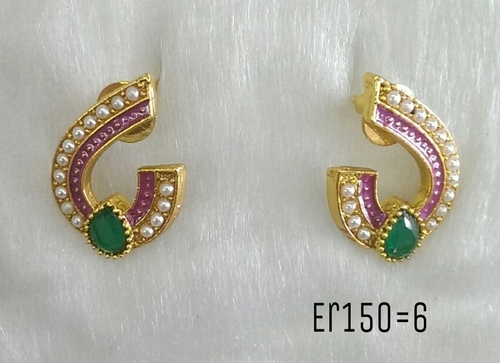 Copper Alloy Earring Tops