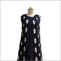 Ladies Indo Western Suits - Cotton Fabric, Available In Sizes S, M, L, Xl, Black Color, Full Sleeves, Printed Patterns | Anti-wrinkle, Lightweight, Skin-friendly, Easy Wash, Fade-proof, Non-toxic