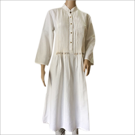 Anarkali Kurtis - Cotton Fabric, Long Sleeve, Plain Design | Anti-Wrinkle, Washable, Non-Toxic, No Fade