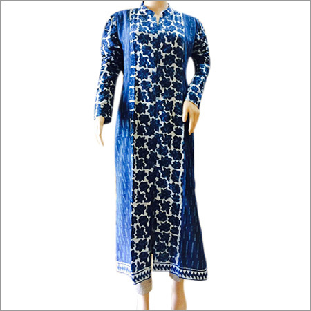 Dabu Hand Block Printed Kurti Decoration Material: Cloths