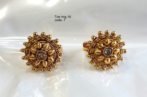 Toe Ring - Copper Alloy, Elegant Designs for Weddings and Festivals